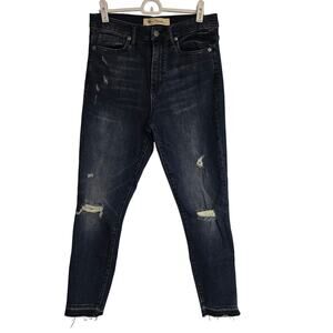 Women's Gap "True Skinny Super High Rise" Distressed Denim Jeans | Size 29